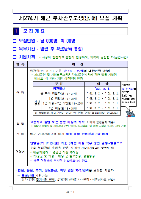 제274기 해군 부사관후보생 모집 계획.png